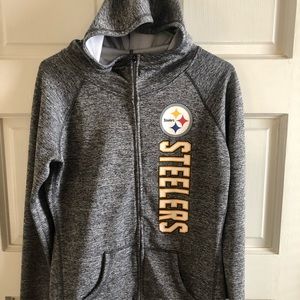 Pittsburgh Steelers long sleeve zipper hoodie
